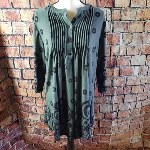 Dark Green Reborn Tunic